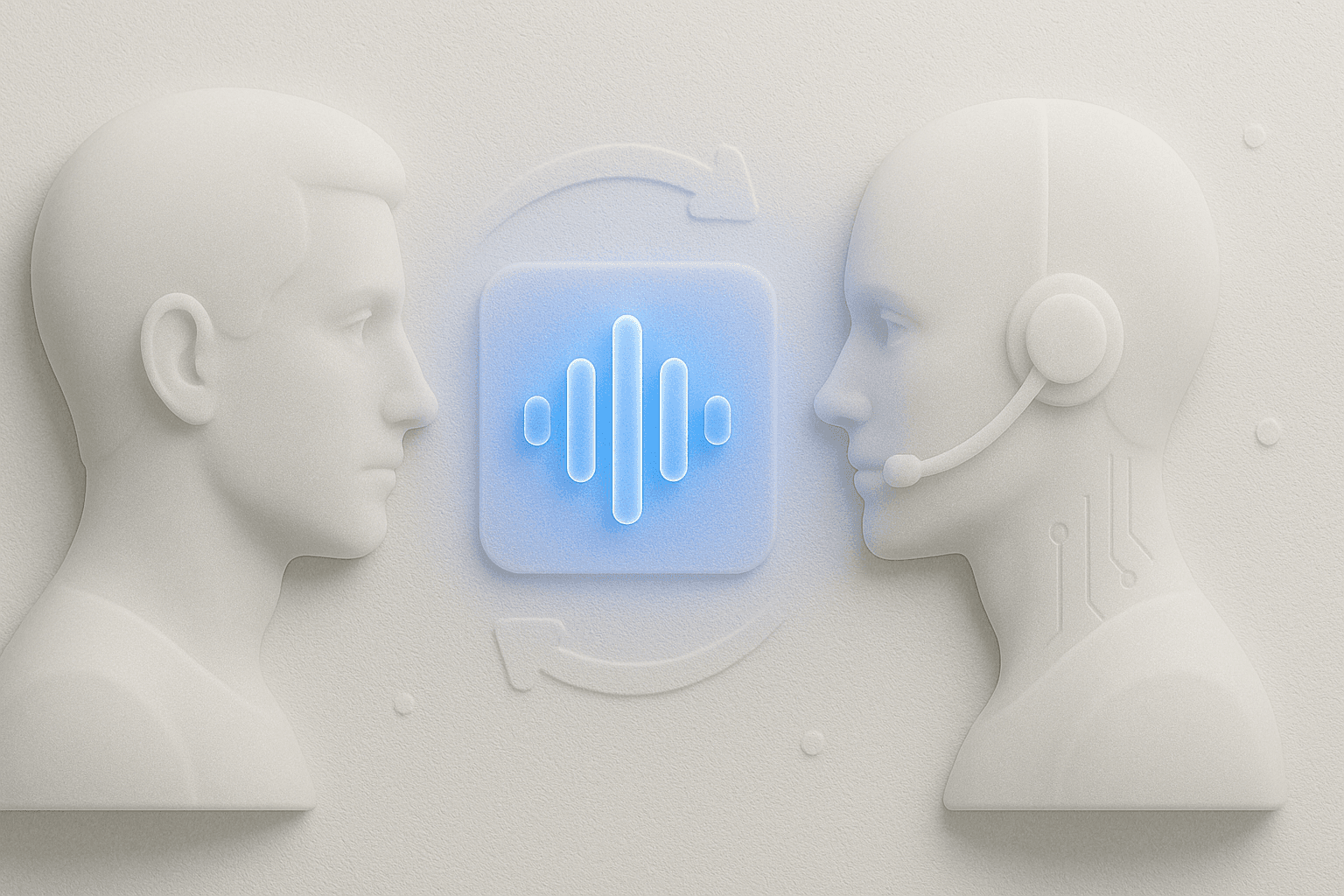 AI Call Agent Illustration